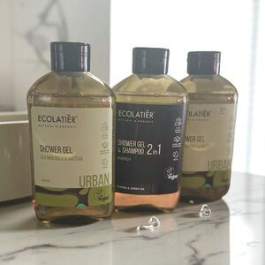 Urban  Ecolatier 3 Pk Detox Sea Minerals & Matcha/Energy Cypress & Green Tea New